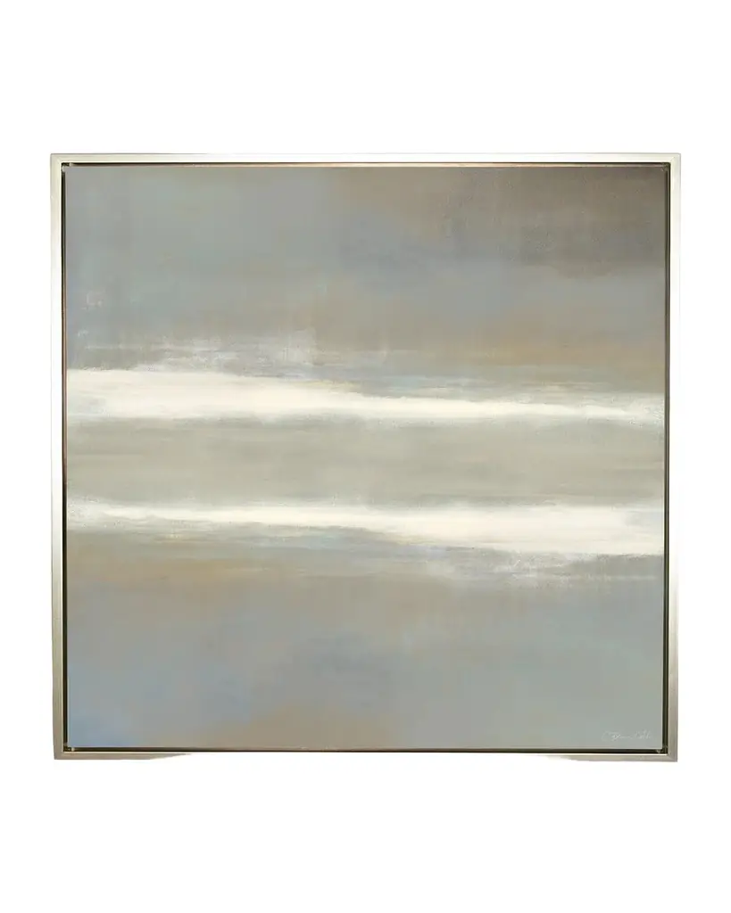 Benson-Cobb Studios "Serene" Hand-Embellished Giclee, 36" Sq.