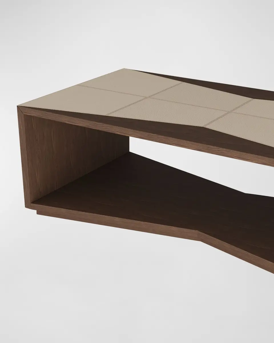 Arteriors Yuki Leather Cocktail Table | Thumbnail 3 Arteriors Yuki Leather Cocktail Table | Thumbnail 3