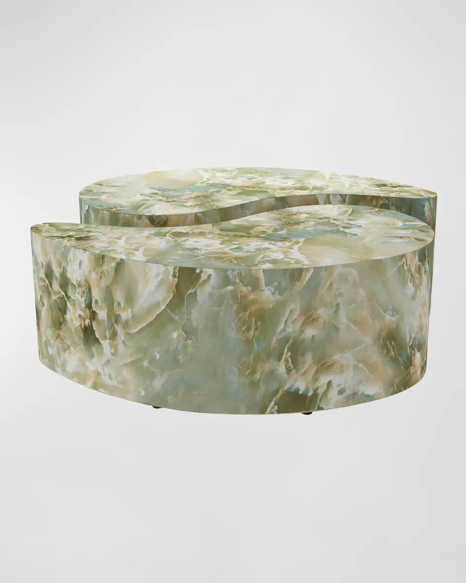 Arteriors Adeline Faux Marble Coffee Tables, Set of 2 | Thumbnail 8 Arteriors Adeline Faux Marble Coffee Tables, Set of 2 | Thumbnail 8