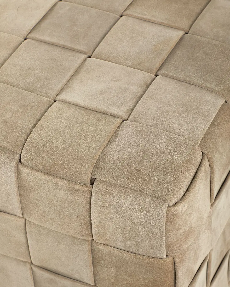 Arteriors Lakewood Suede Ottoman | Thumbnail 7 Arteriors Lakewood Suede Ottoman | Thumbnail 7