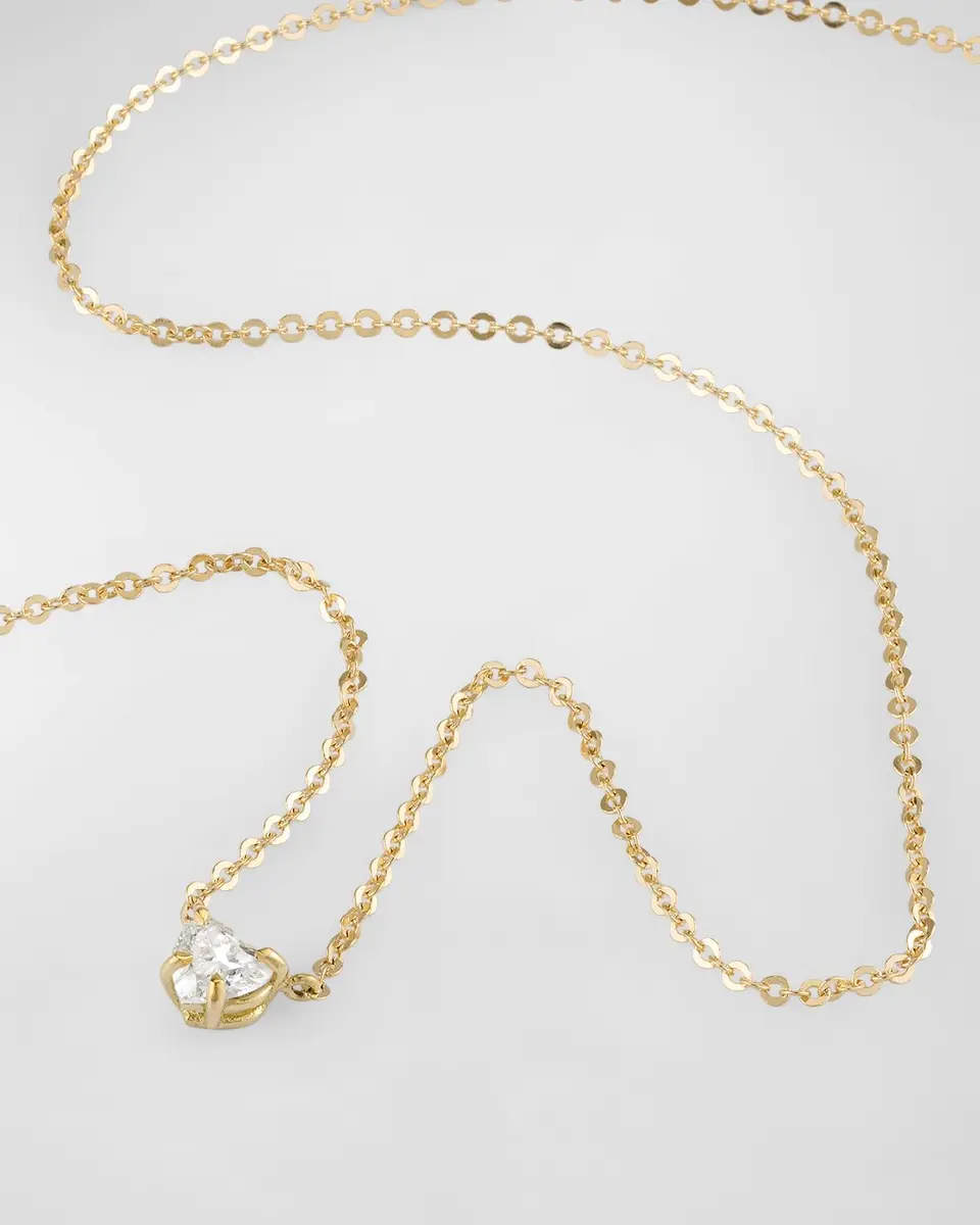 Anita Ko 18K Yellow Gold Heart Diamond Necklace | Thumbnail 2