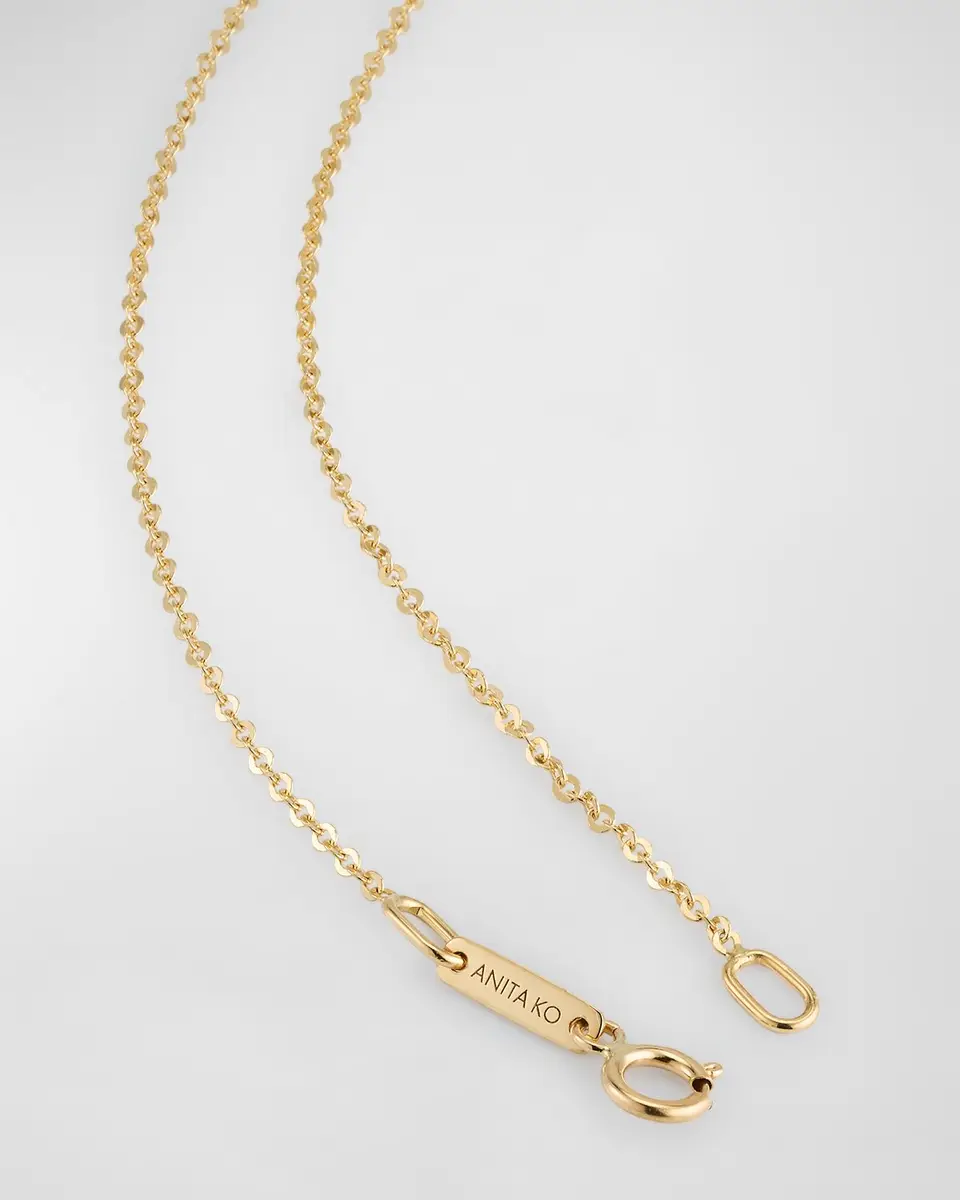 Anita Ko 18K Yellow Gold Heart Diamond Necklace | Thumbnail 3