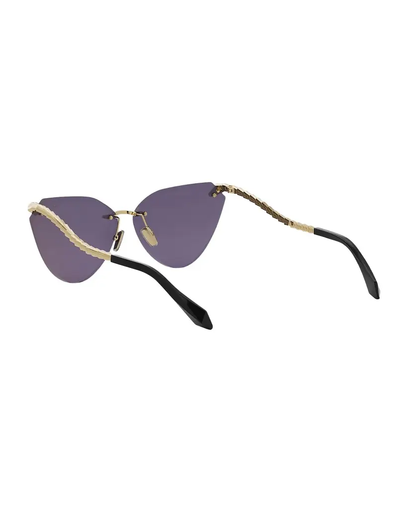 BVLGARI Serpenti Viper Cat-Eye Sunglasses