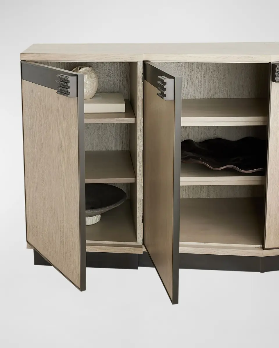 Arteriors Cyrus 4-Door Credenza | Thumbnail 4 Arteriors Cyrus 4-Door Credenza | Thumbnail 4