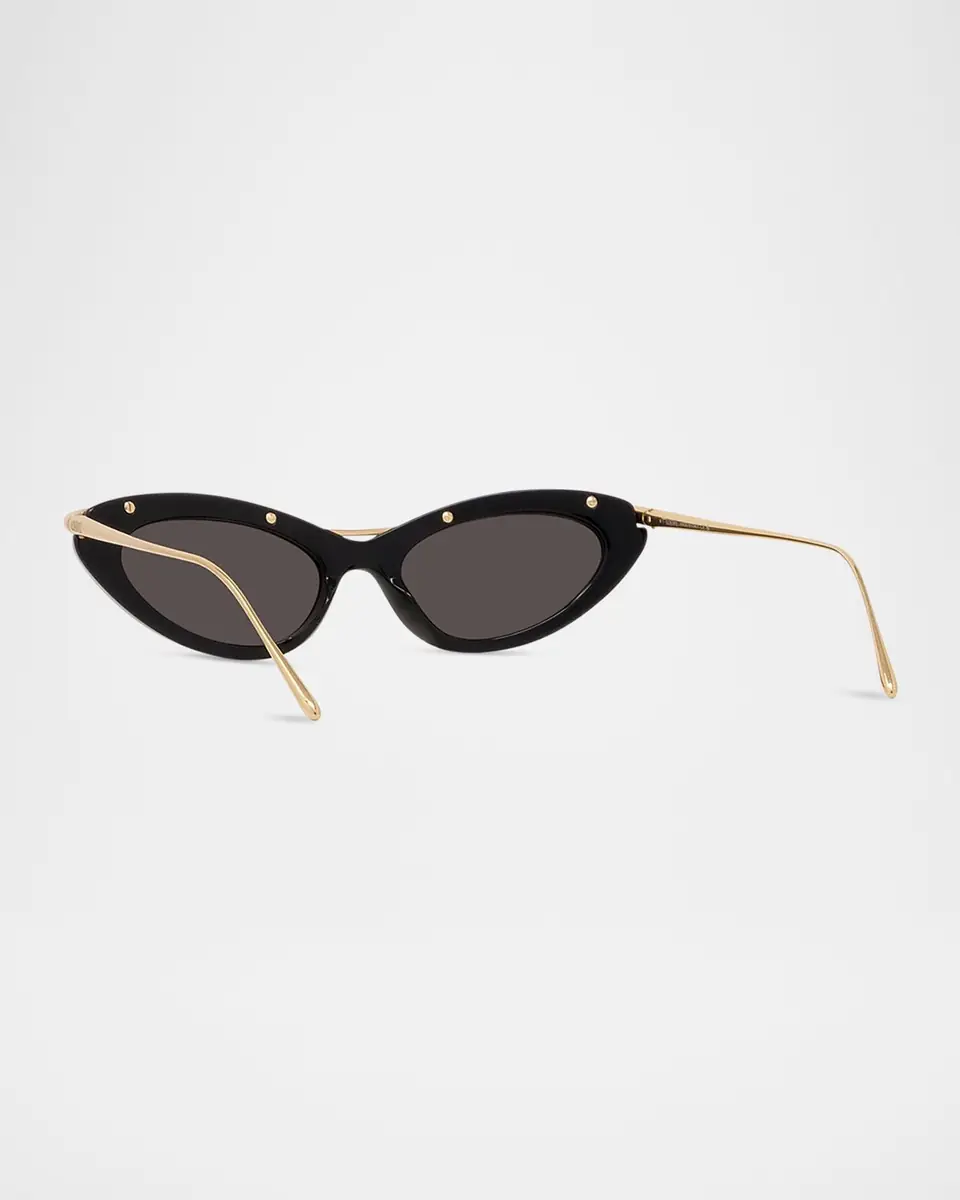 Loewe Signature Acetate & Metal Cat-Eye Sunglasses | Thumbnail 2