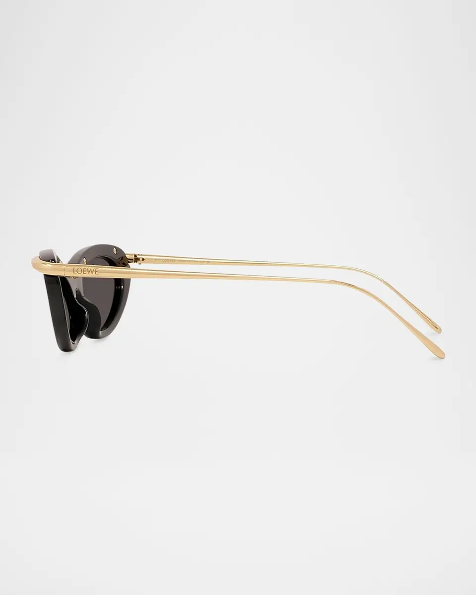 Loewe Signature Acetate & Metal Cat-Eye Sunglasses | Thumbnail 4