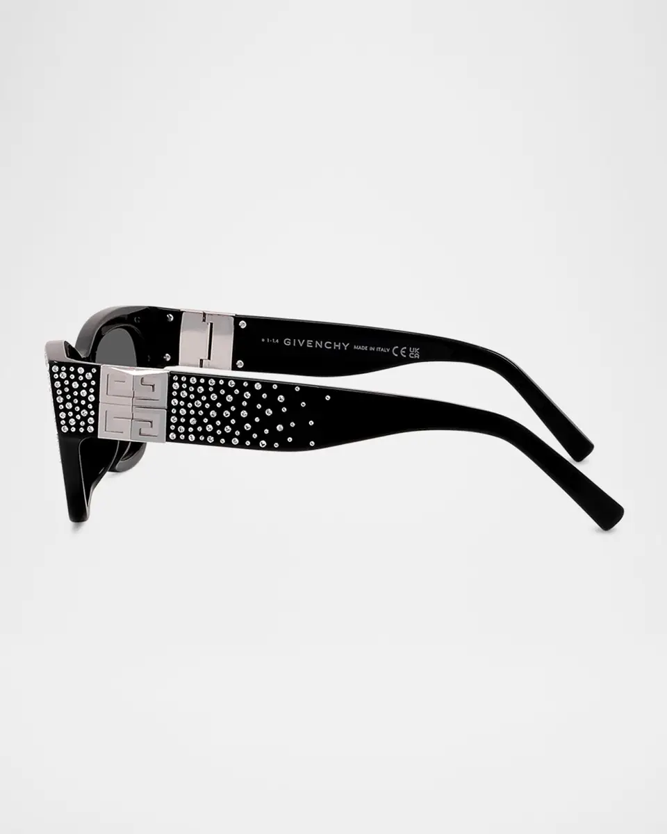 Givenchy GV4019ISW Embellished Acetate Cat-Eye Sunglasses | Thumbnail 3 Givenchy GV4019ISW Embellished Acetate Cat-Eye Sunglasses | Thumbnail 3