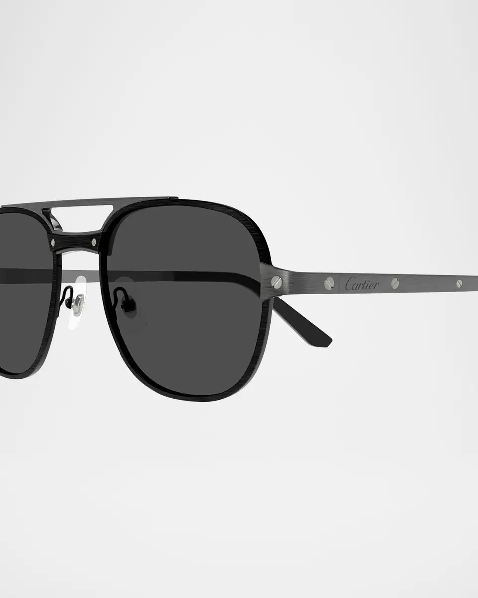 Cartier Men's CT0477SM Metal Aviator Sunglasses | Thumbnail 2 Cartier Men's CT0477SM Metal Aviator Sunglasses | Thumbnail 2