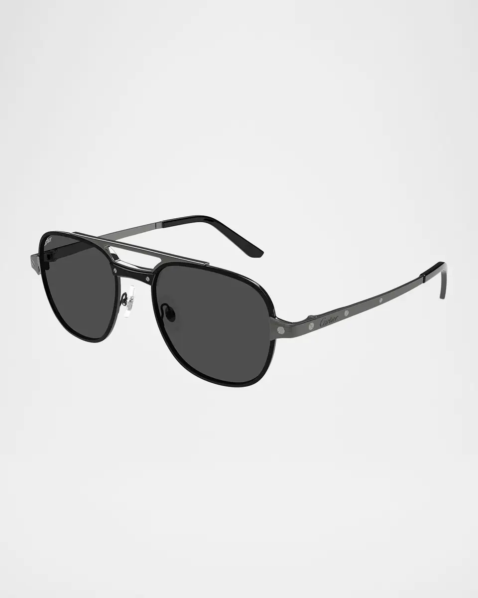 Cartier Men's CT0477SM Metal Aviator Sunglasses | Thumbnail 3 Cartier Men's CT0477SM Metal Aviator Sunglasses | Thumbnail 3