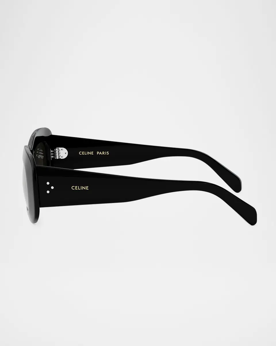 Celine Bold 3 Dots Acetate Rectangle Sunglasses | Thumbnail 4 Celine Bold 3 Dots Acetate Rectangle Sunglasses | Thumbnail 4