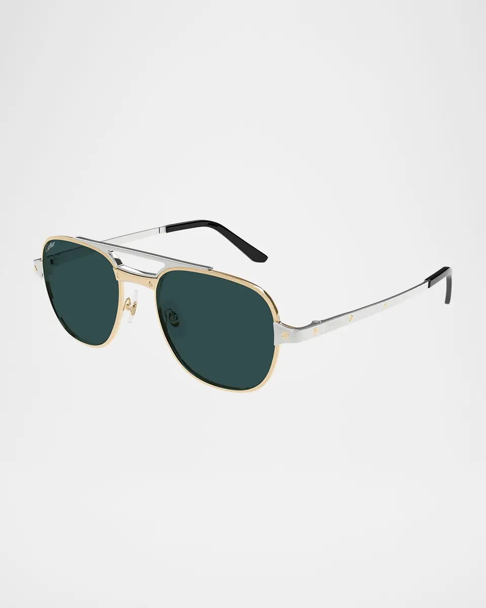 Cartier Men's CT0477SM Metal Aviator Sunglasses | Thumbnail 2 Cartier Men's CT0477SM Metal Aviator Sunglasses | Thumbnail 2