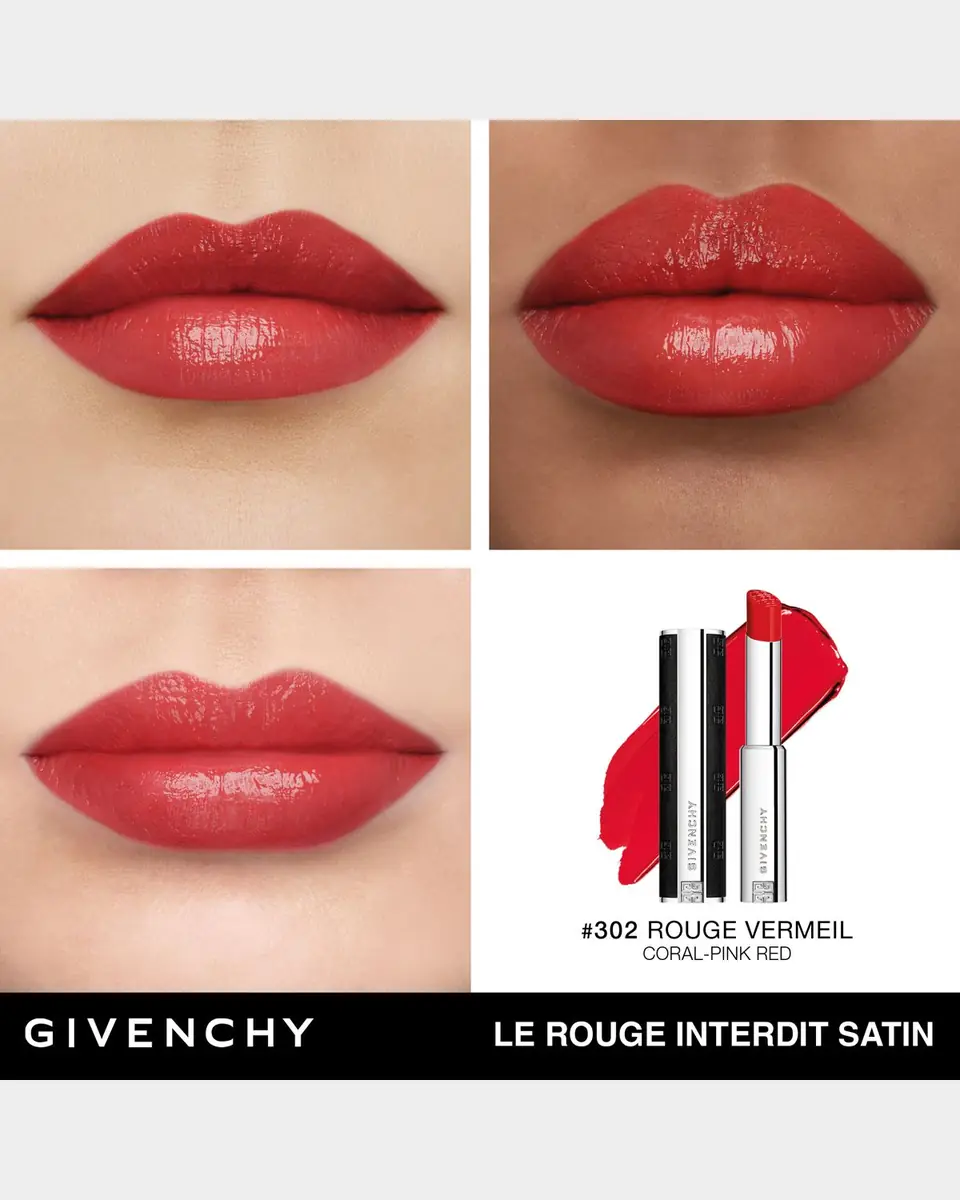 Givenchy Le Rouge Interdit Satin Lipstick | Thumbnail 2 Givenchy Le Rouge Interdit Satin Lipstick | Thumbnail 2