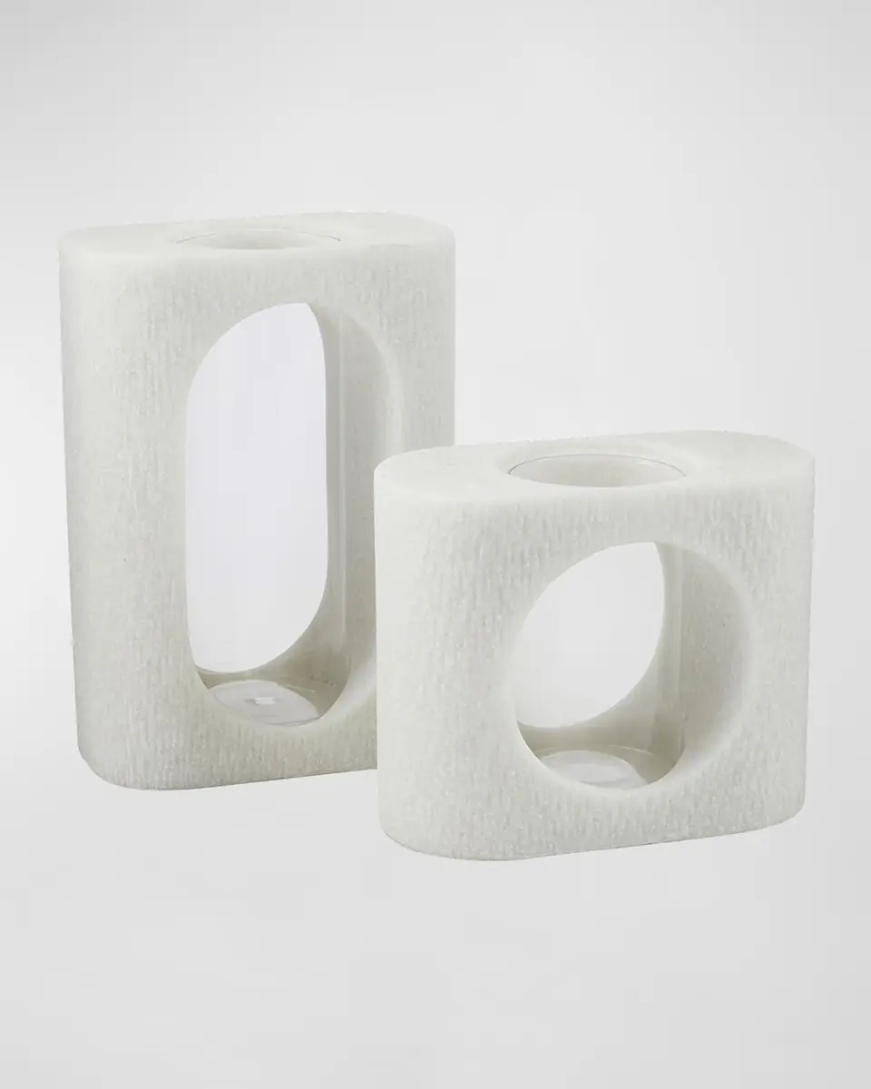 Arteriors Emilie Stone & Glass Vases, Set of 2 | Thumbnail 2 Arteriors Emilie Stone & Glass Vases, Set of 2 | Thumbnail 2