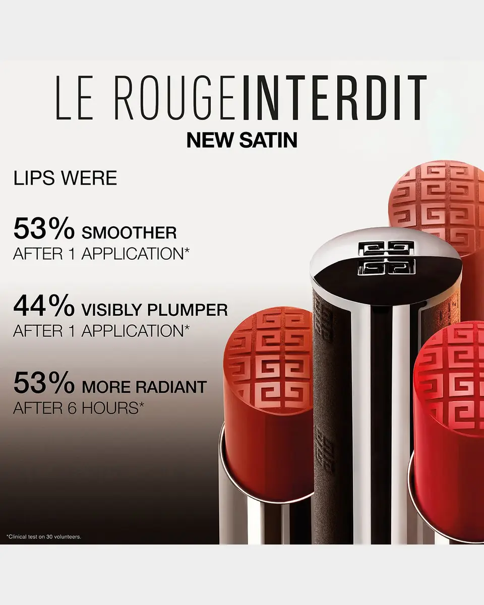 Givenchy Le Rouge Interdit Satin Lipstick | Thumbnail 5 Givenchy Le Rouge Interdit Satin Lipstick | Thumbnail 5
