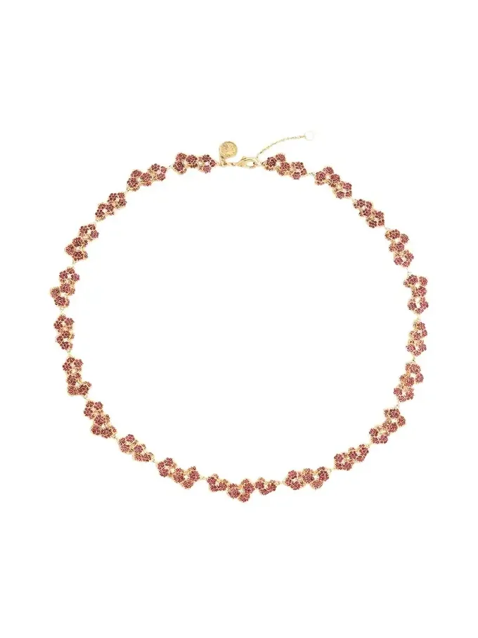 Orchid Pave Tennis Necklace Orchid Pave Tennis Necklace