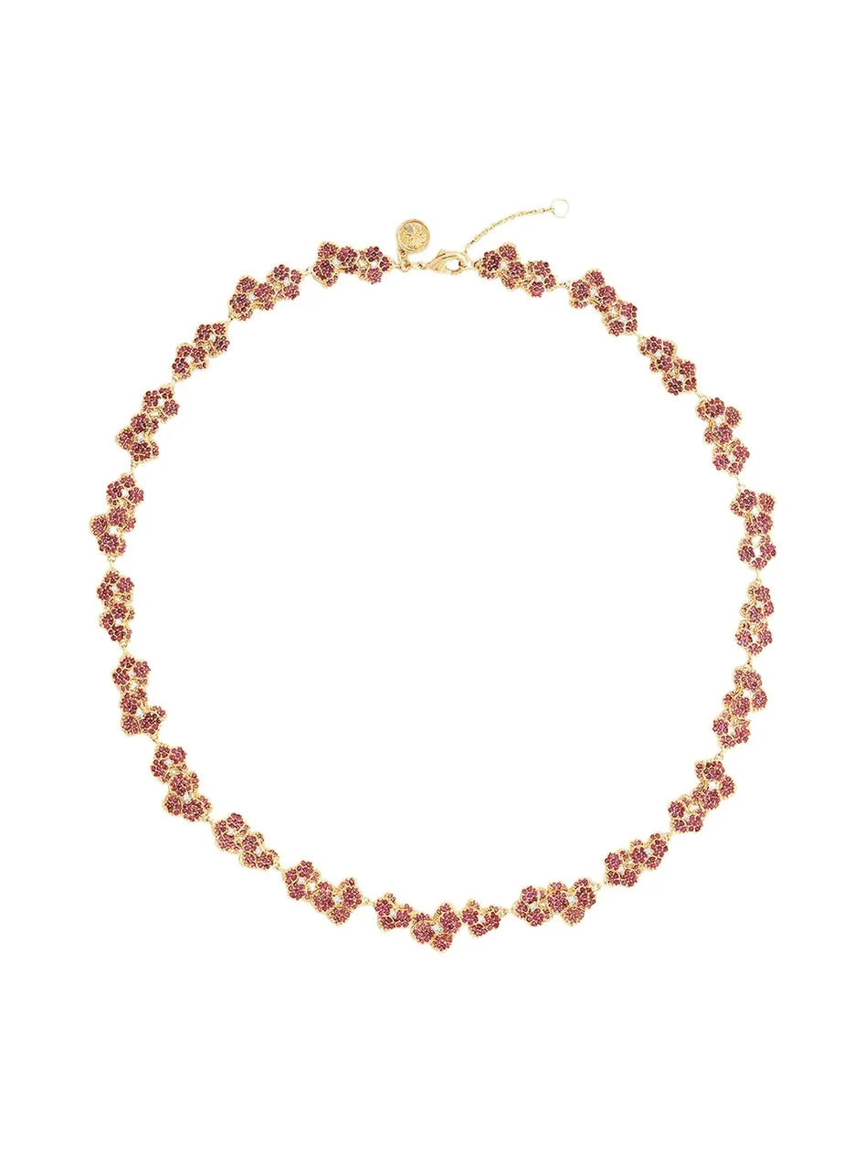 Orchid Pave Tennis Necklace Orchid Pave Tennis Necklace
