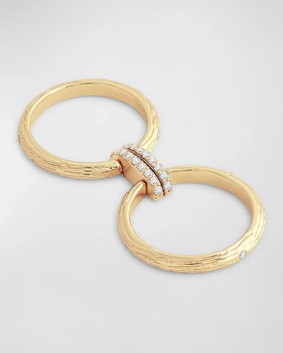 Anabel Aram Jewelry Enchanted Forest Chain Double Ring | Thumbnail 3