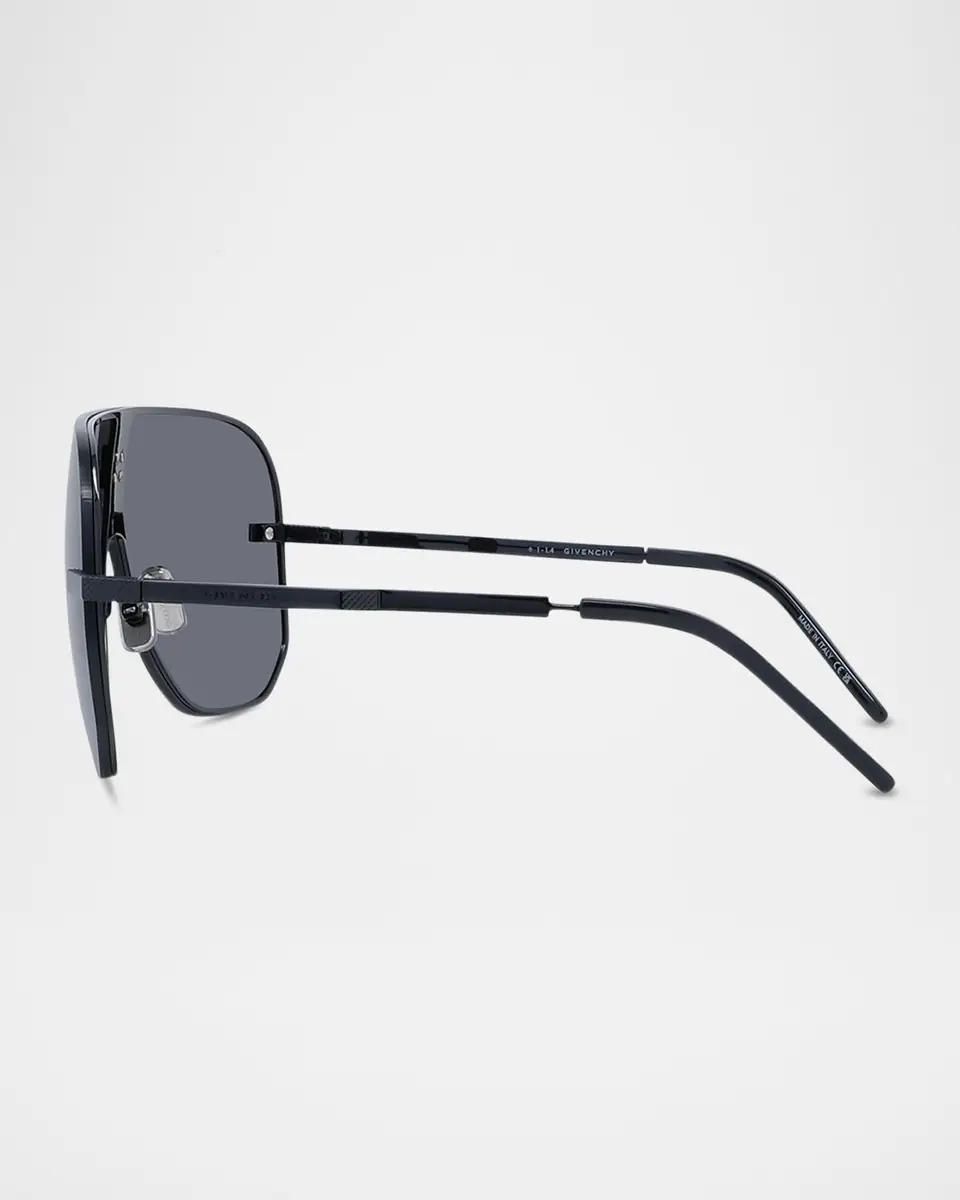 Givenchy Men's 4Gem Metal Shield Sunglasses | Thumbnail 3 Givenchy Men's 4Gem Metal Shield Sunglasses | Thumbnail 3