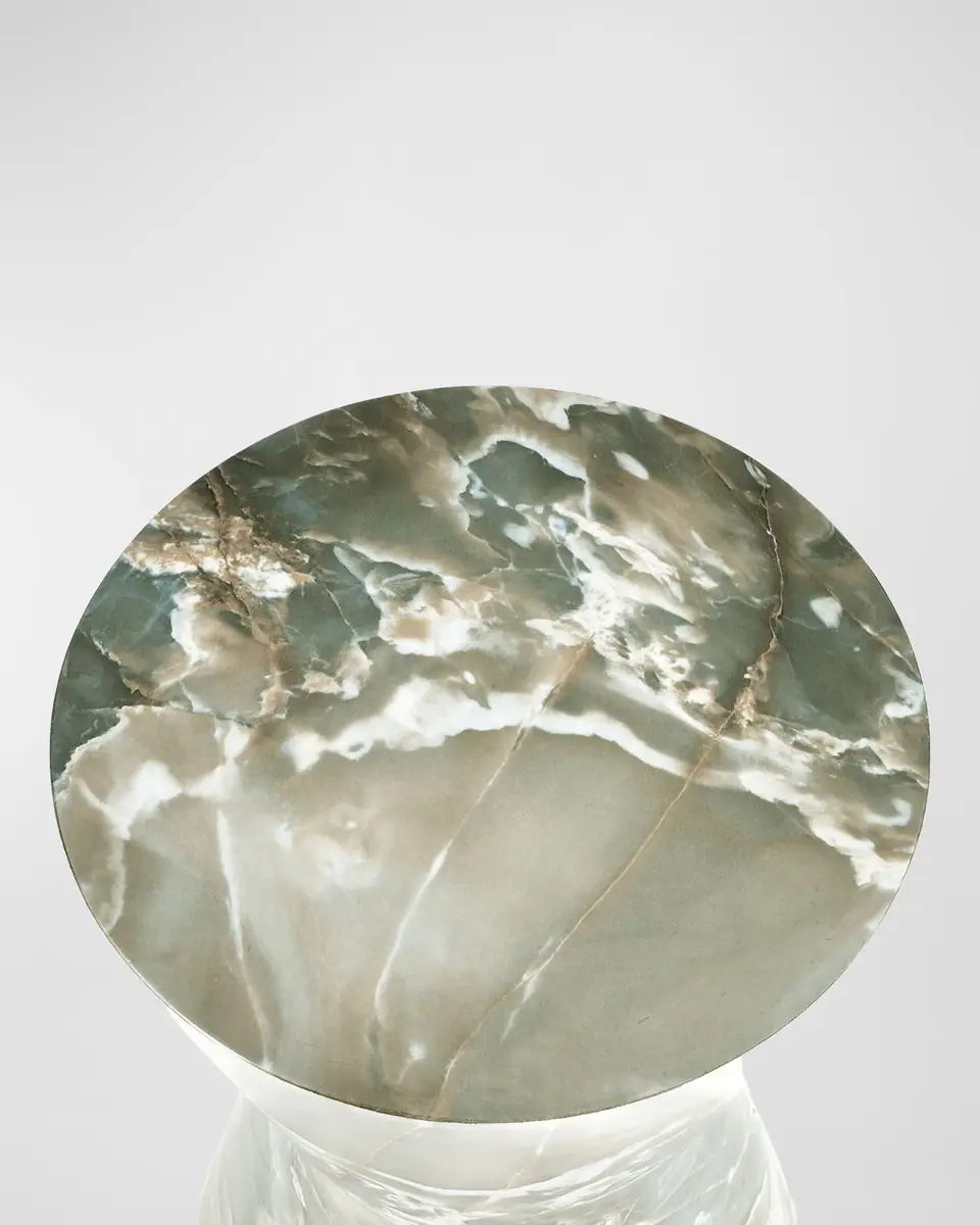 Arteriors Costello Faux Marble Accent Table | Thumbnail 2