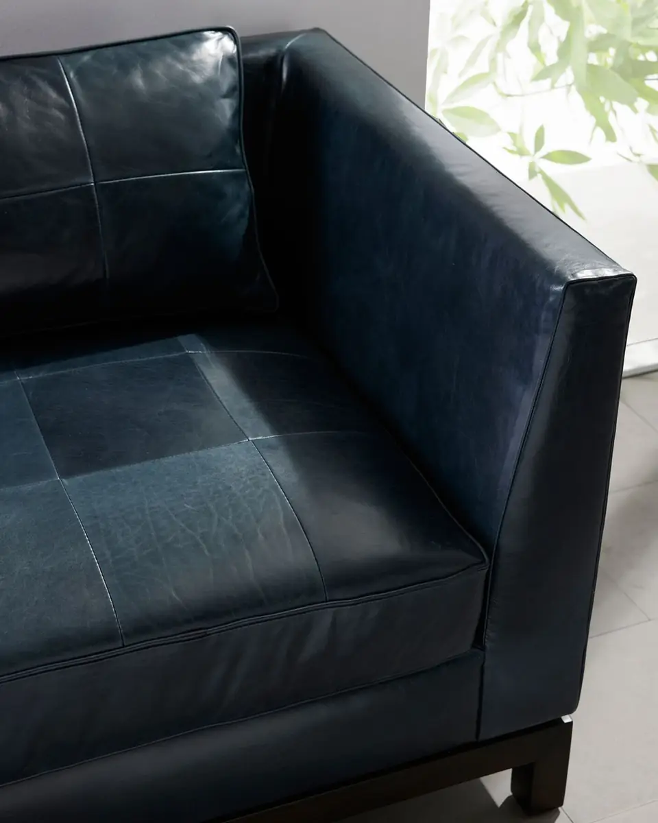 Arteriors Edmond Leather Chaise | Thumbnail 4