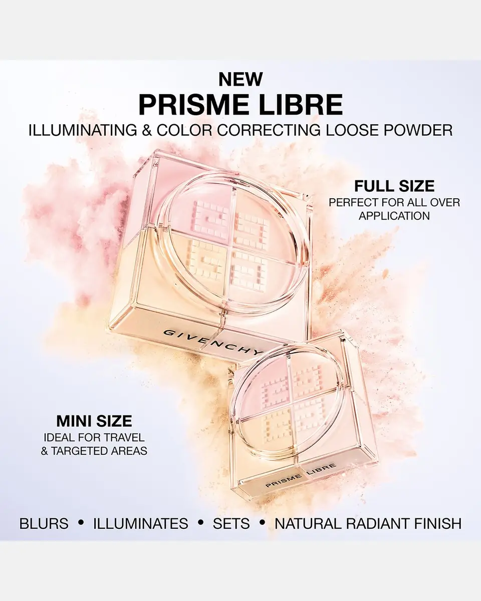 Givenchy Mini Prisme Libre Illuminating & Color-Correcting Loose Powder | Thumbnail 7 Givenchy Mini Prisme Libre Illuminating & Color-Correcting Loose Powder | Thumbnail 7