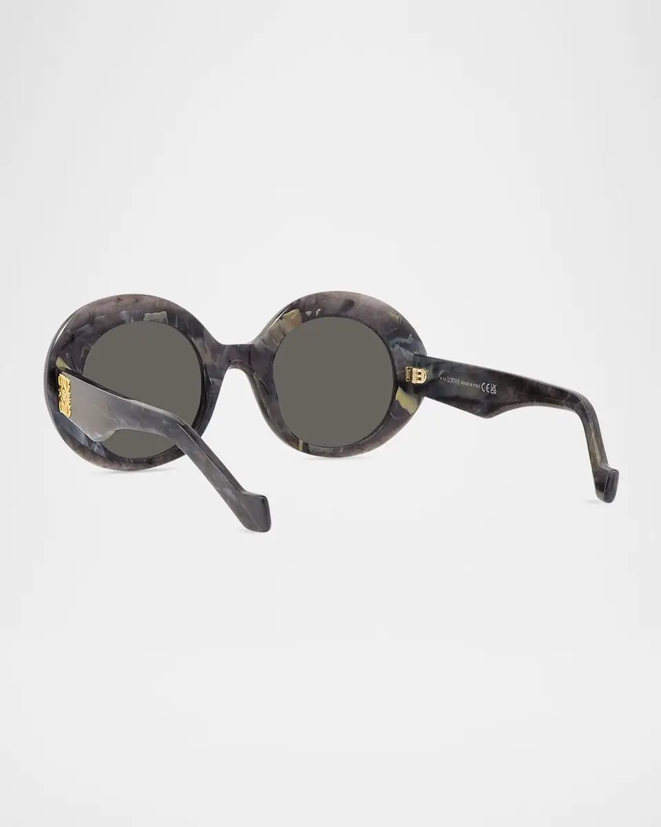 Loewe Oval Acetate Sunglasses W/ Anagram | Thumbnail 2 Loewe Oval Acetate Sunglasses W/ Anagram | Thumbnail 2