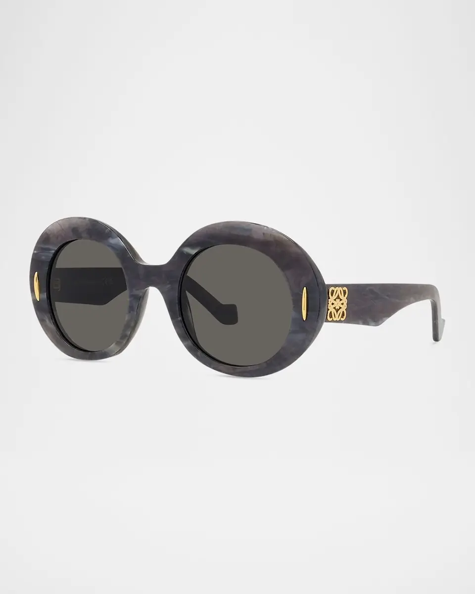 Loewe Oval Acetate Sunglasses W/ Anagram | Thumbnail 3 Loewe Oval Acetate Sunglasses W/ Anagram | Thumbnail 3