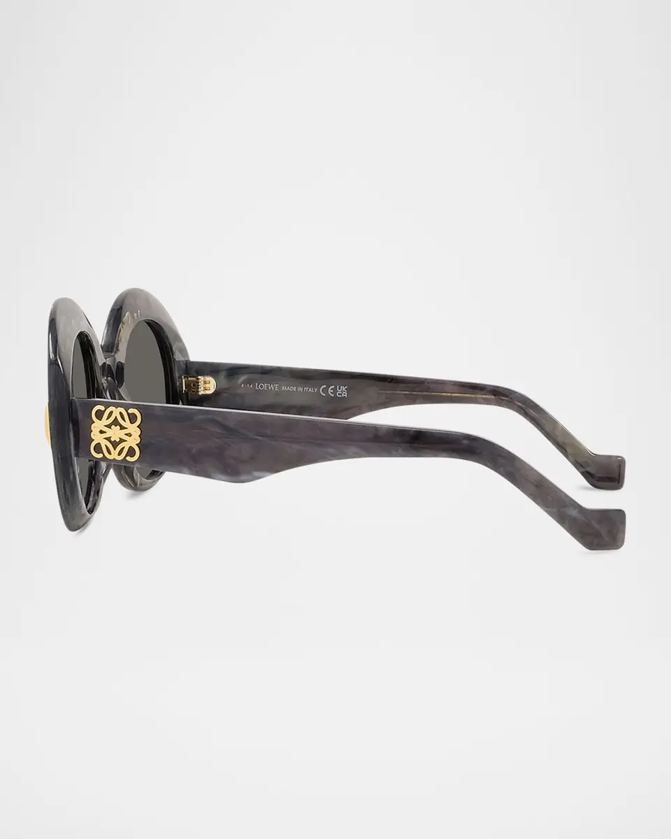Loewe Oval Acetate Sunglasses W/ Anagram | Thumbnail 4 Loewe Oval Acetate Sunglasses W/ Anagram | Thumbnail 4