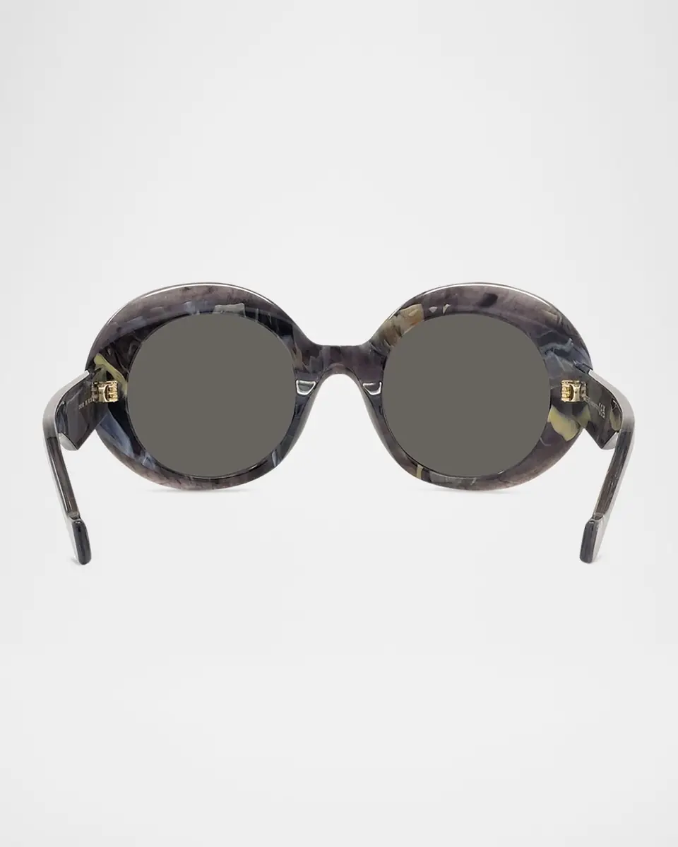 Loewe Oval Acetate Sunglasses W/ Anagram | Thumbnail 5 Loewe Oval Acetate Sunglasses W/ Anagram | Thumbnail 5