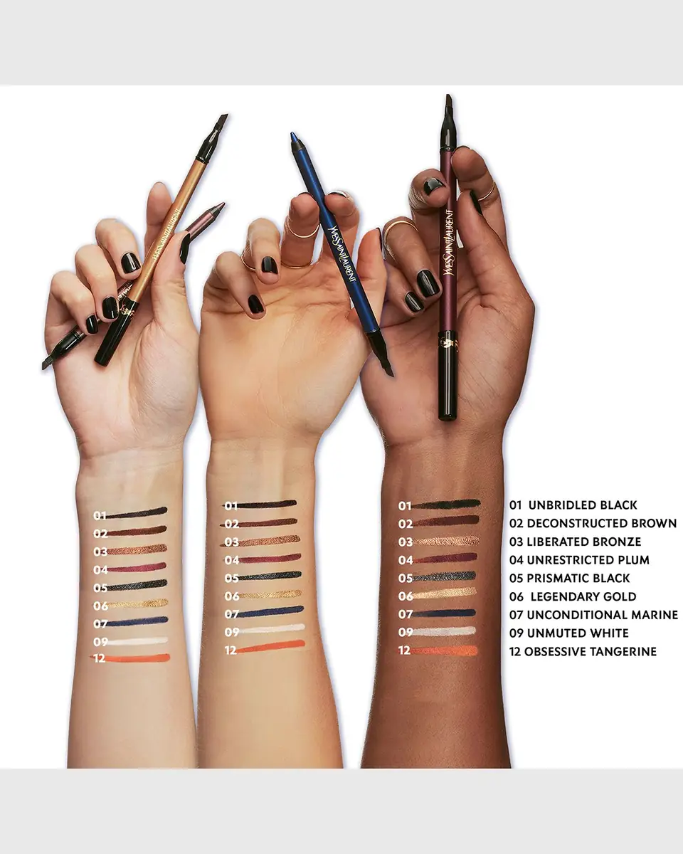 Yves Saint Laurent Beaute Lines Liberated Dual-Ended Waterproof Eyeliner | Thumbnail 2