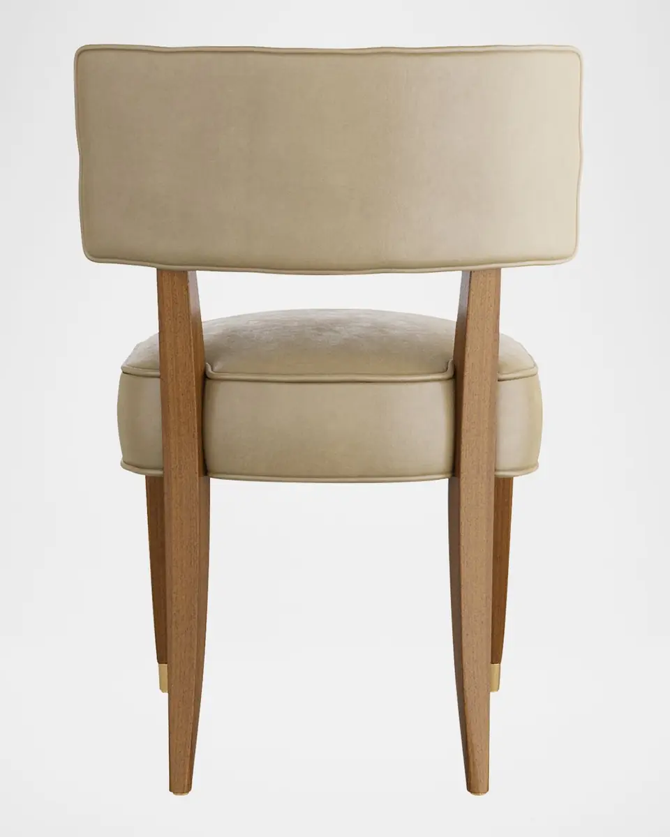 Arteriors Laurent Leather Dining Chair | Thumbnail 3 Arteriors Laurent Leather Dining Chair | Thumbnail 3