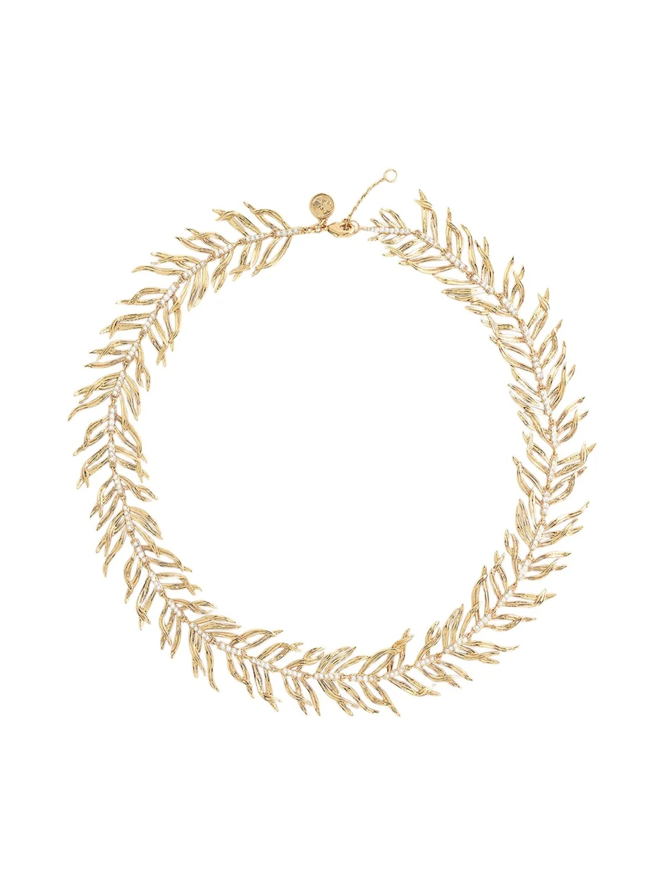 Palm Leaves Necklace Palm Leaves Necklace