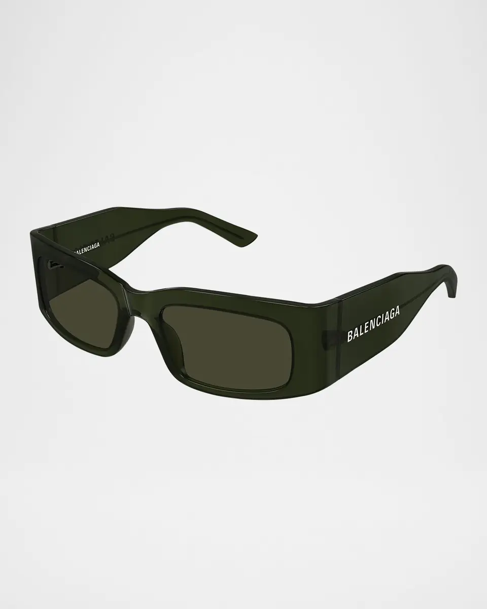 Balenciaga Logo-Print Rectangle Sunglasses | Thumbnail 2 Balenciaga Logo-Print Rectangle Sunglasses | Thumbnail 2