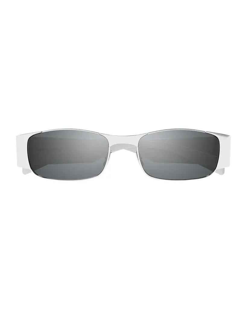 Saint Laurent Rectangular Metal Sunglasses | Image 1 Saint Laurent Rectangular Metal Sunglasses | Image 1
