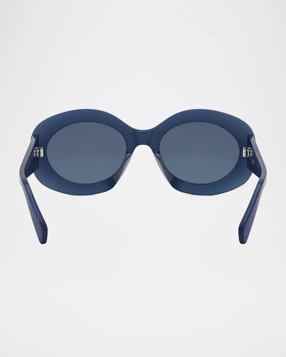 Celine Triomphe Round Acetate Sunglasses | Thumbnail 5 Celine Triomphe Round Acetate Sunglasses | Thumbnail 5