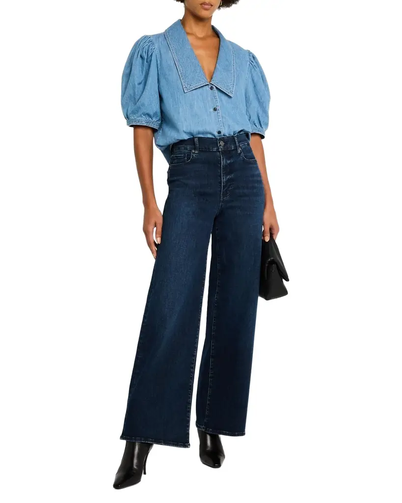 FRAME Le Slim Palazzo Jeans | Image 1 FRAME Le Slim Palazzo Jeans | Image 1