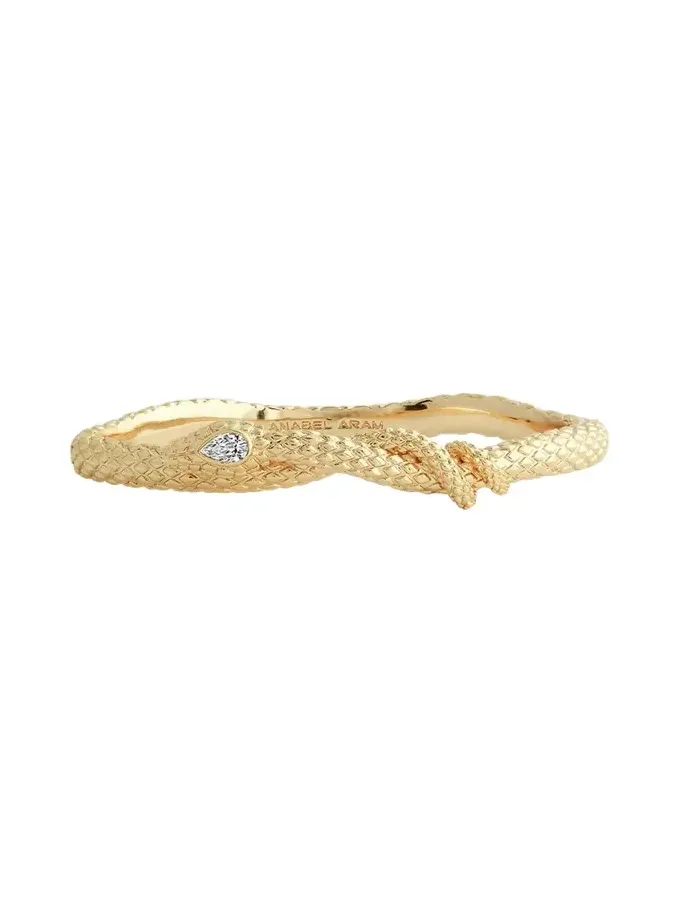 Serpent Hinged Bangle