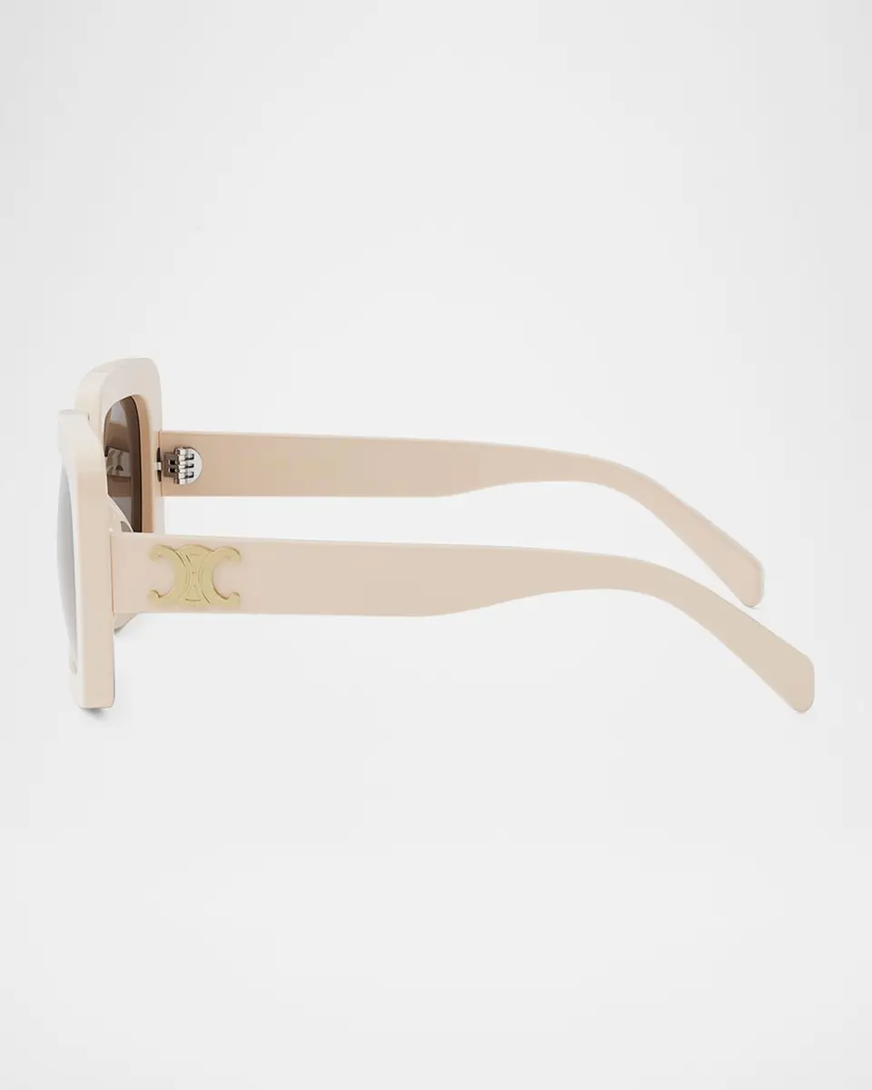 Celine Triomphe Acetate Square Sunglasses | Thumbnail 4 Celine Triomphe Acetate Square Sunglasses | Thumbnail 4