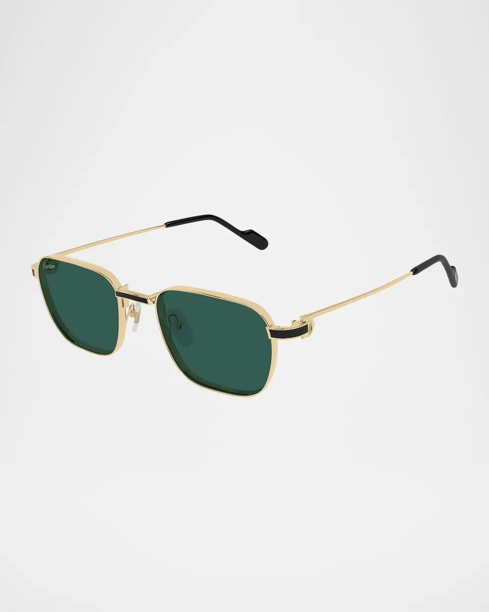 Cartier Men's CT0497SM Metal Rectangle Sunglasses | Thumbnail 3