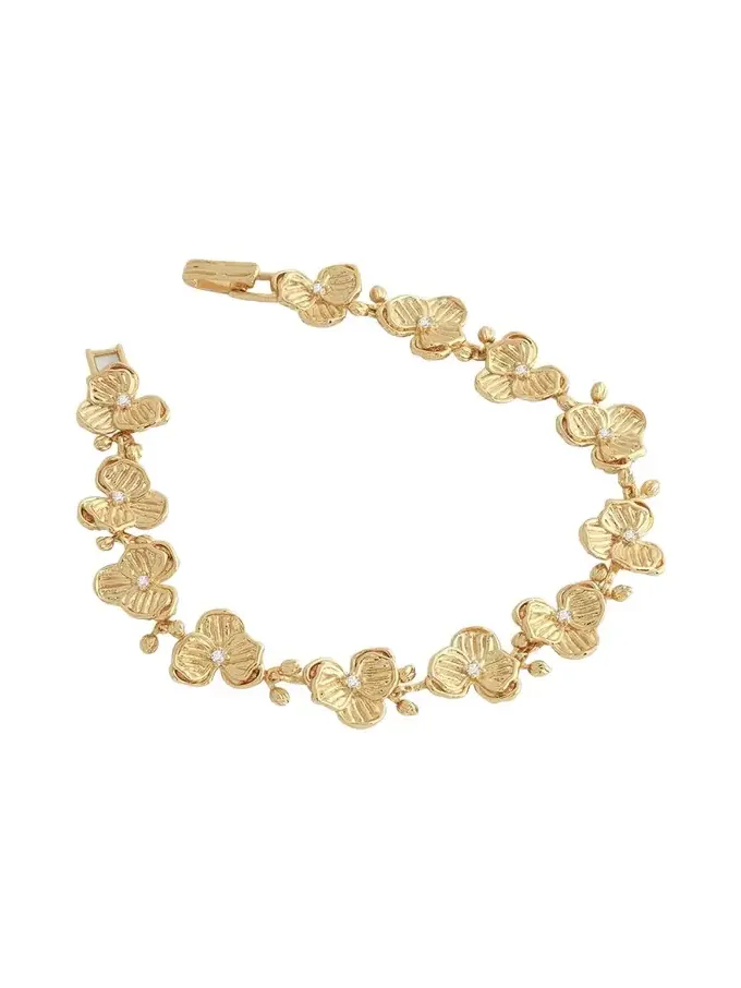 Orchid Link Bracelet Orchid Link Bracelet
