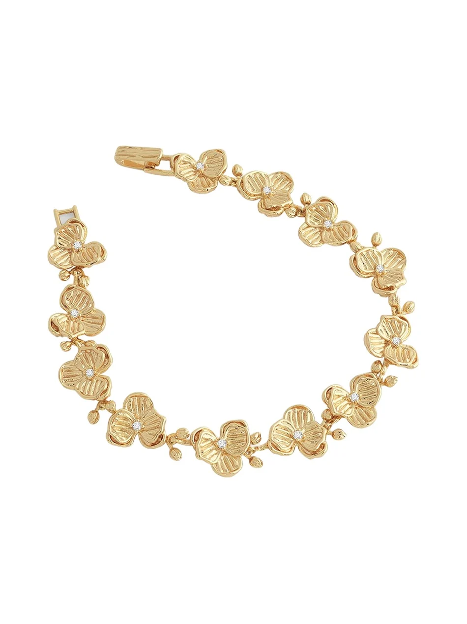 Orchid Link Bracelet Orchid Link Bracelet