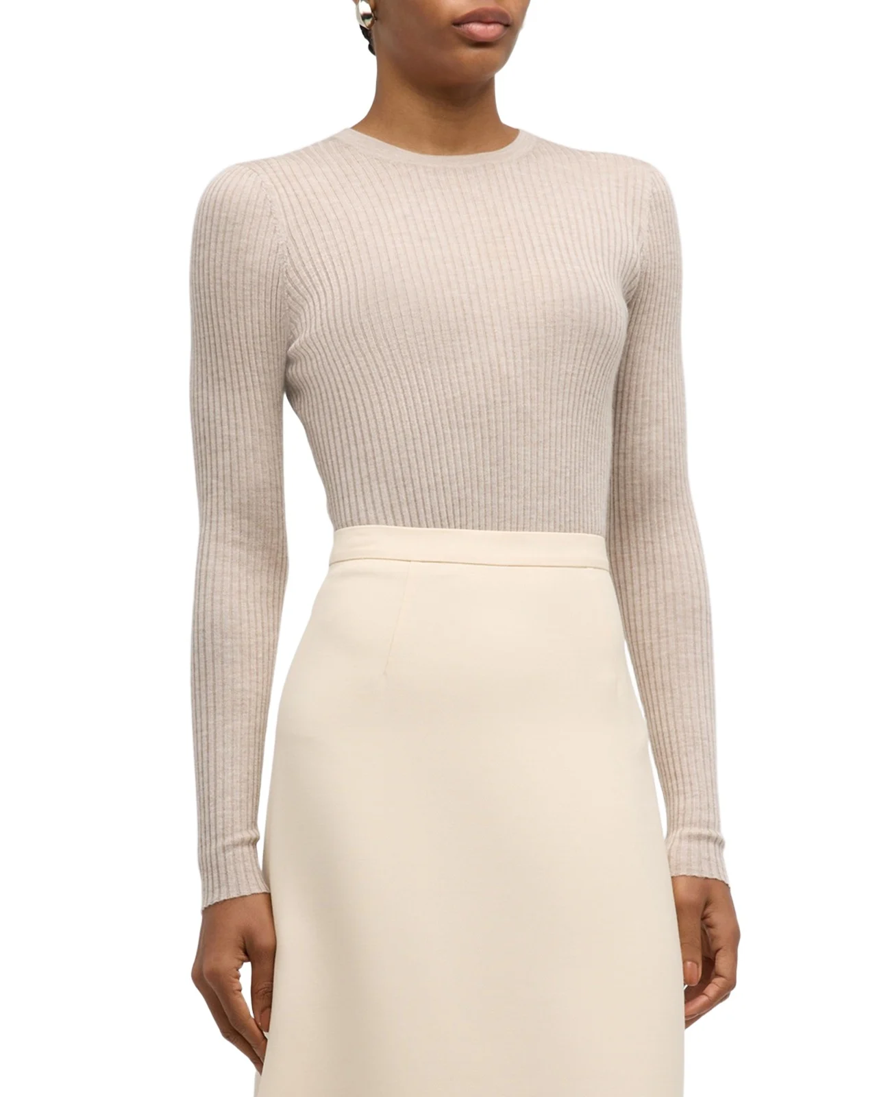 Browning Cashmere Ribbed Top