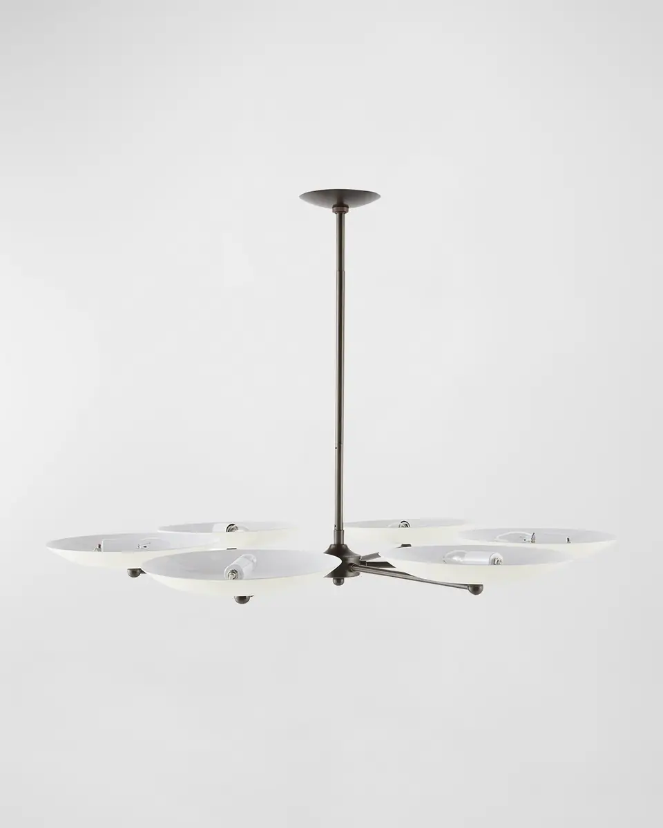 Arteriors Griffith 40" 6-Light Chandelier | Thumbnail 2 Arteriors Griffith 40" 6-Light Chandelier | Thumbnail 2
