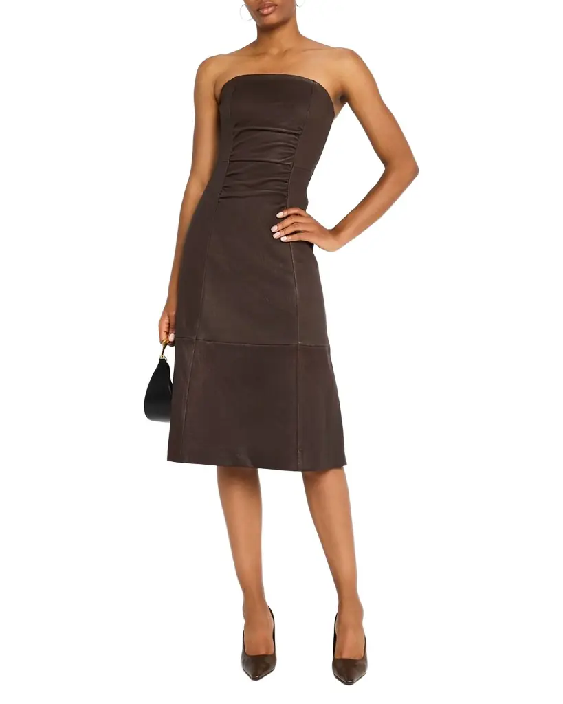 Bowery Strapless Nappa Leather Dress Bowery Strapless Nappa Leather Dress