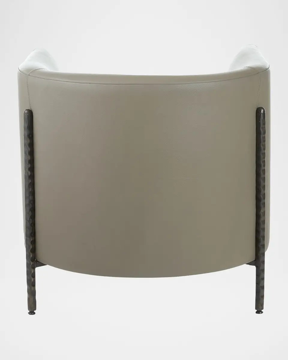 Arteriors Escondido Leather Lounge Chair | Thumbnail 4 Arteriors Escondido Leather Lounge Chair | Thumbnail 4