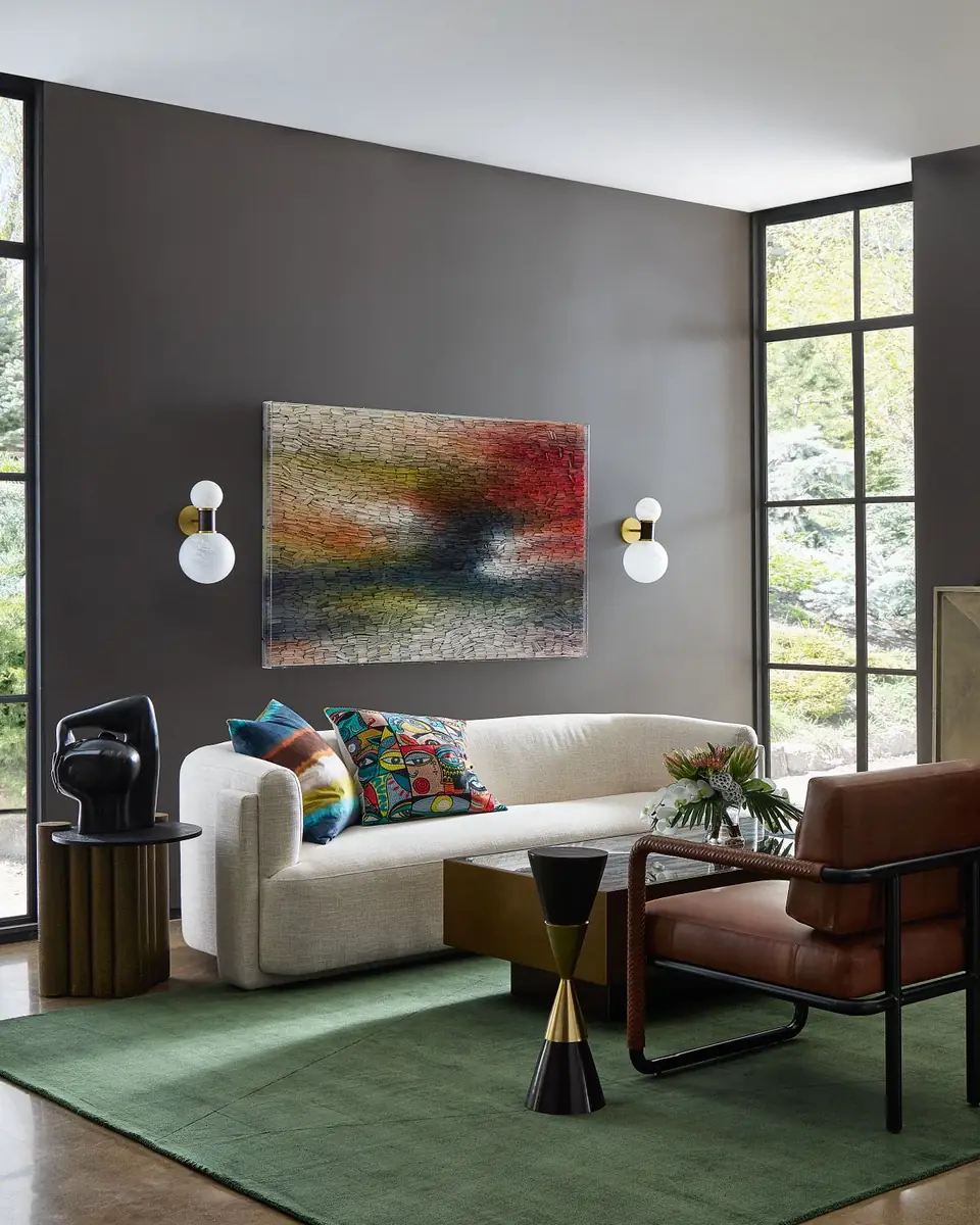 Arteriors Durham Leather Chair | Thumbnail 4 Arteriors Durham Leather Chair | Thumbnail 4