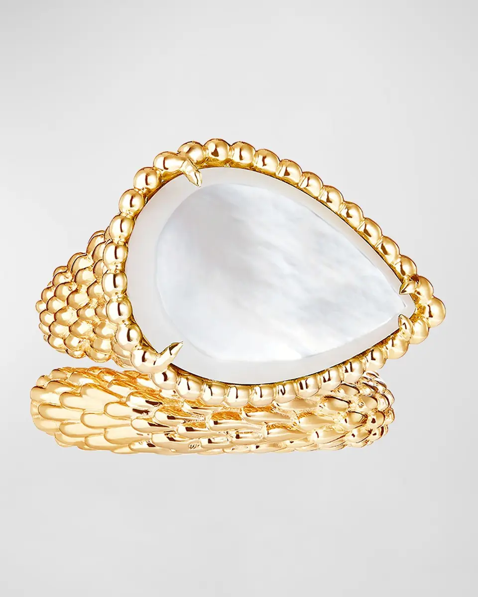 Boucheron Serpent Boheme 18K Yellow Gold Mother-of-Pearl Ring | Thumbnail 3 Boucheron Serpent Boheme 18K Yellow Gold Mother-of-Pearl Ring | Thumbnail 3