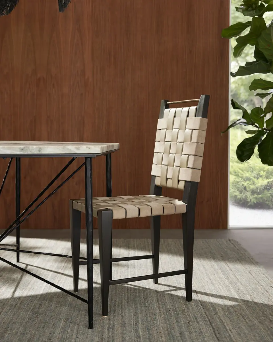 Arteriors Lakewood Leather Dining Chair | Thumbnail 2 Arteriors Lakewood Leather Dining Chair | Thumbnail 2