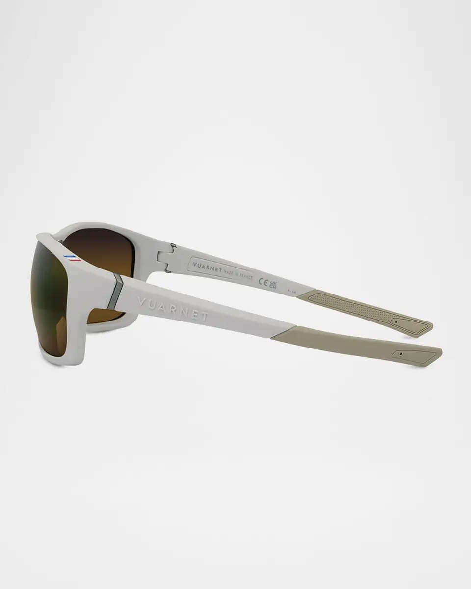Vuarnet Men's Nylon Rectangle Sunglasses | Thumbnail 4