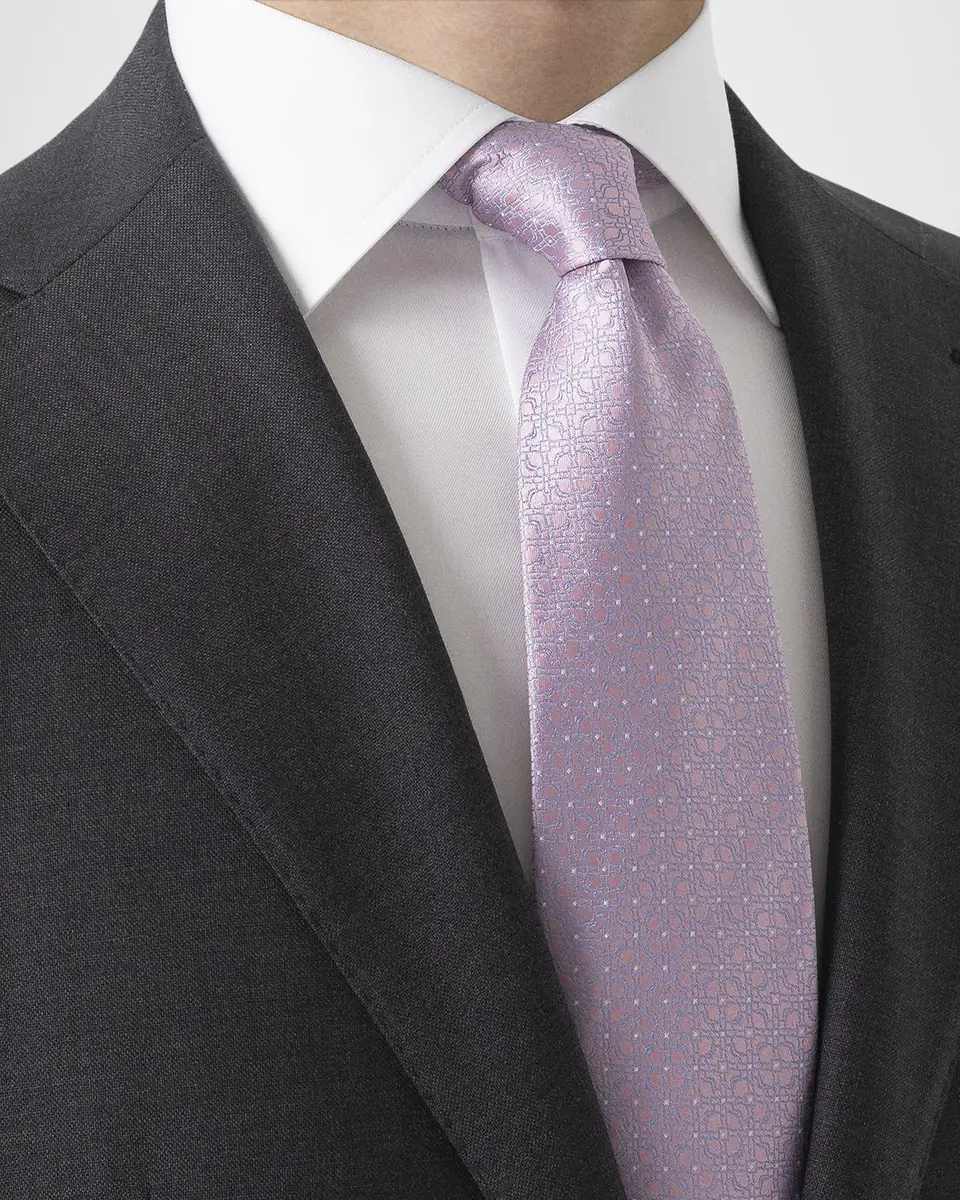 Eton Men's Floral Silk Tie | Thumbnail 2